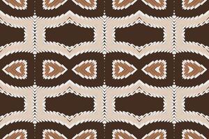 Banarasi Pattern Seamless Native American, Motif embroidery, Ikat embroidery Design for Print tie dyeing pillowcase sambal puri kurti mughal architecture vector