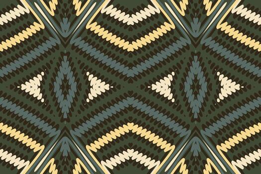 curti modelo sin costura escandinavo modelo motivo bordado, ikat bordado diseño para impresión escandinavo modelo sari étnico natividad gitano modelo vector