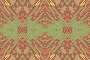 Ghagra Pattern Seamless Mughal architecture Motif embroidery, Ikat embroidery Design for Print figure tribal ink on cloth patola sari vector