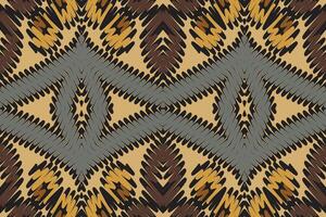 Motif folklore pattern Seamless Native American, Motif embroidery, Ikat embroidery Design for Print tie dyeing pillowcase sambal puri kurti mughal architecture vector