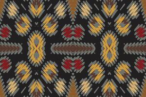Ghagra Pattern Seamless Scandinavian pattern Motif embroidery, Ikat embroidery Design for Print tie dyeing pillowcase sambal puri kurti mughal architecture vector