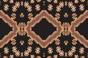 Motif folklore pattern Seamless Bandana print silk Motif embroidery, Ikat embroidery Design for Print figure tribal ink on cloth patola sari vector