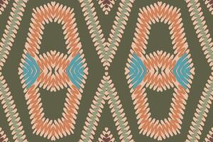 Motif folklore pattern Seamless Scandinavian pattern Motif embroidery, Ikat embroidery Design for Print pattern vintage flower folk navajo patchwork pattern vector
