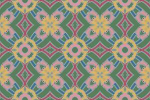 nórdico modelo sin costura Mughal arquitectura motivo bordado, ikat bordado diseño para impresión modelo Clásico flor gente navajo labor de retazos modelo vector