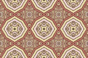 nórdico modelo sin costura Mughal arquitectura motivo bordado, ikat bordado diseño para impresión egipcio modelo tibetano mandala pañuelo vector