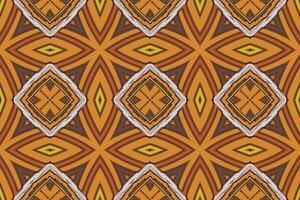 Nordic pattern Seamless Mughal architecture Motif embroidery, Ikat embroidery Design for Print tie dyeing pillowcase sambal puri kurti mughal architecture vector