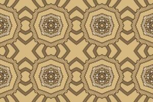 Navajo pattern Seamless Bandana print silk Motif embroidery, Ikat embroidery Design for Print Texture fabric saree sari carpet. kurta patola saree vector