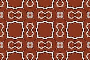 navajo modelo sin costura pañuelo impresión seda motivo bordado, ikat bordado diseño para impresión Corbata tintura funda de almohada sambal puri curti Mughal arquitectura vector