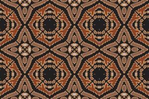 Navajo pattern Seamless Bandana print silk Motif embroidery, Ikat embroidery Design for Print pattern vintage flower folk navajo patchwork pattern vector