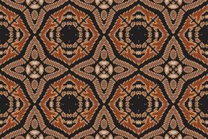 navajo modelo sin costura pañuelo impresión seda motivo bordado, ikat bordado diseño para impresión modelo Clásico flor gente navajo labor de retazos modelo vector