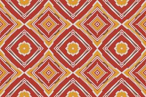 Navajo pattern Seamless Mughal architecture Motif embroidery, Ikat embroidery Design for Print figure tribal ink on cloth patola sari vector