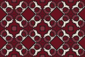 navajo modelo sin costura Mughal arquitectura motivo bordado, ikat bordado diseño para impresión indígena Arte aborigen Arte modelo floral curti Mughal frontera vector