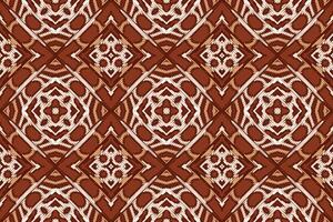 Navajo pattern Seamless Bandana print silk Motif embroidery, Ikat embroidery Design for Print indigenous art aboriginal art pattern floral kurti mughal border vector