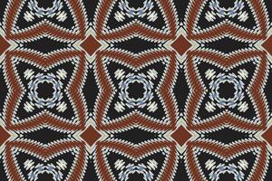 Navajo pattern Seamless Mughal architecture Motif embroidery, Ikat embroidery Design for Print scandinavian pattern saree ethnic nativity gypsy pattern vector