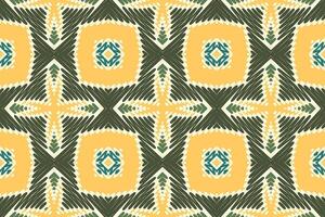Patchwork pattern Seamless Bandana print silk Motif embroidery, Ikat embroidery Design for Print border embroidery ancient egypt vector