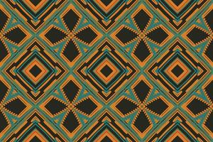 Patchwork pattern Seamless Mughal architecture Motif embroidery, Ikat embroidery Design for Print pattern vintage flower folk navajo patchwork pattern vector