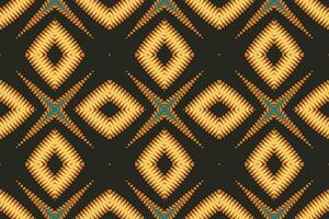 Patchwork pattern Seamless Mughal architecture Motif embroidery, Ikat embroidery Design for Print figure tribal ink on cloth patola sari vector