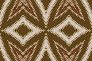 Tie dye Pattern Seamless Mughal architecture Motif embroidery, Ikat embroidery Design for Print figure tribal ink on cloth patola sari vector