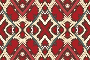 Baroque pattern Seamless Bandana print silk Motif embroidery, Ikat embroidery Design for Print tie dyeing pillowcase sambal puri kurti mughal architecture vector