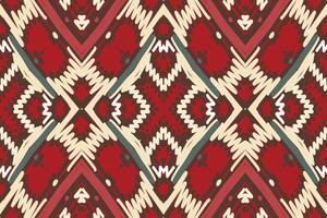 barroco modelo sin costura pañuelo impresión seda motivo bordado, ikat bordado diseño para impresión Corbata tintura funda de almohada sambal puri curti Mughal arquitectura vector