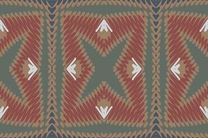 Baroque pattern Seamless Native American, Motif embroidery, Ikat embroidery Design for Print pattern vintage flower folk navajo patchwork pattern vector