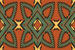 Baroque pattern Seamless Native American, Motif embroidery, Ikat embroidery Design for Print figure tribal ink on cloth patola sari vector