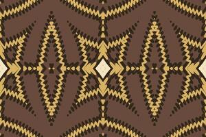 Baroque pattern Seamless Mughal architecture Motif embroidery, Ikat embroidery Design for Print pattern vintage flower folk navajo patchwork pattern vector