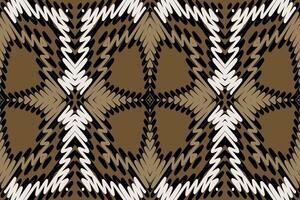 Dupatta pattern Seamless Native American, Motif embroidery, Ikat embroidery Design for Print Texture fabric saree sari carpet. kurta patola saree vector