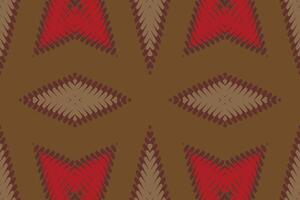Ancient patterns Seamless Bandana print silk Motif embroidery, Ikat embroidery Design for Print indigenous art aboriginal art pattern floral kurti mughal border vector
