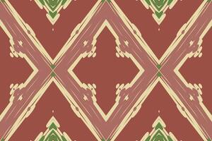 antiguo patrones sin costura Mughal arquitectura motivo bordado, ikat bordado diseño para impresión textura tela sari sari alfombra. kurta patola sari vector