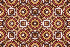 Bujara modelo sin costura pañuelo impresión seda motivo bordado, ikat bordado diseño para impresión Corbata tintura funda de almohada sambal puri curti Mughal arquitectura vector