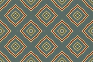 Bujara modelo sin costura Mughal arquitectura motivo bordado, ikat bordado diseño para impresión Corbata tintura funda de almohada sambal puri curti Mughal arquitectura vector