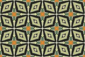 Bukhara pattern Seamless Mughal architecture Motif embroidery, Ikat embroidery Design for Print Texture fabric saree sari carpet. kurta patola saree vector