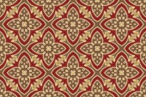 Fashion pattern Seamless Native American, Motif embroidery, Ikat embroidery Design for Print kurta pattern mughal motifs tapestry pattern floral repeat vector