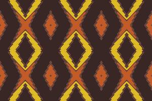 pañuelo de papel dupatta sin costura nativo americano, motivo bordado, ikat bordado diseño para impresión vyshyvanka mantel individual edredón pareo de malasia pareo de malasia playa kurtis indio motivos vector