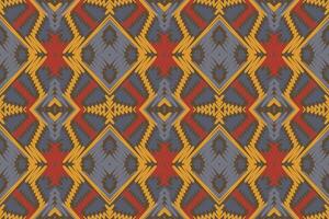 pañuelo de papel dupatta sin costura nativo americano, motivo bordado, ikat bordado diseño para impresión frontera bordado antiguo Egipto vector