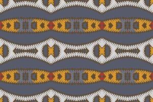 pañuelo de papel dupatta sin costura nativo americano, motivo bordado, ikat bordado diseño para impresión jacquard eslavo modelo folklore modelo kente arabesco vector