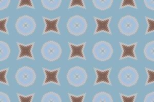Tissue Dupatta Seamless Scandinavian pattern Motif embroidery, Ikat embroidery Design for Print tie dyeing pillowcase sambal puri kurti mughal architecture vector