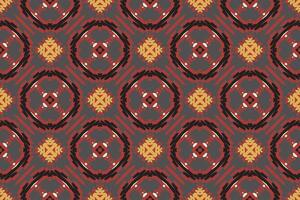 Peruvian pattern Seamless Mughal architecture Motif embroidery, Ikat embroidery Design for Print Texture fabric saree sari carpet. kurta patola saree vector