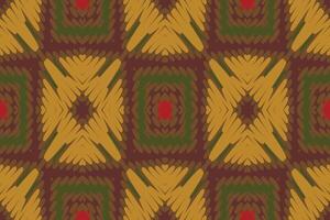 Patola sari Seamless Australian aboriginal pattern Motif embroidery, Ikat embroidery Design for Print tapestry floral kimono repeat pattern lacing spanish motif vector