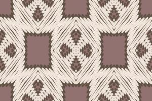 kilim modelo sin costura nativo americano, motivo bordado, ikat bordado diseño para impresión textura tela sari sari alfombra. kurta patola sari vector