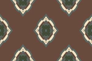 Kilim Pattern Seamless Mughal architecture Motif embroidery, Ikat embroidery Design for Print pattern vintage flower folk navajo patchwork pattern vector