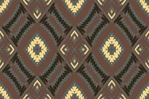 Kilim Pattern Seamless Mughal architecture Motif embroidery, Ikat embroidery Design for Print figure tribal ink on cloth patola sari vector