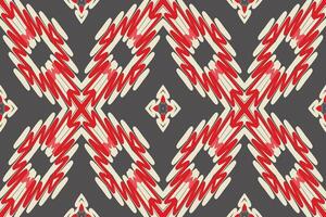 Dupatta Pattern Seamless Native American, Motif embroidery, Ikat embroidery Design for Print tie dyeing pillowcase sambal puri kurti mughal architecture vector