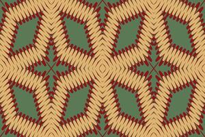 Salwar Pattern Seamless Bandana print silk Motif embroidery, Ikat embroidery Design for Print tie dyeing pillowcase sambal puri kurti mughal architecture vector