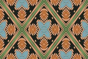 Salwar Pattern Seamless Mughal architecture Motif embroidery, Ikat embroidery Design for Print Texture fabric saree sari carpet. kurta patola saree vector