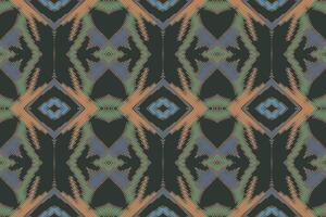Pakistani dresses pattern Seamless Native American, Motif embroidery, Ikat embroidery Design for Print pattern vintage flower folk navajo patchwork pattern vector