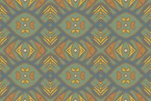 Pakistani dresses pattern Seamless Mughal architecture Motif embroidery, Ikat embroidery Design for Print indigenous art aboriginal art pattern floral kurti mughal border vector