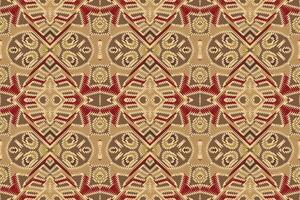 Pakistani dresses pattern Seamless Mughal architecture Motif embroidery, Ikat embroidery Design for Print tie dyeing pillowcase sambal puri kurti mughal architecture vector