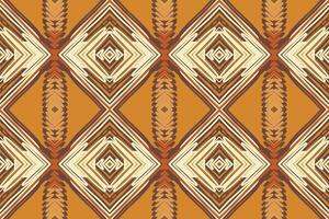Anarkali frock design Seamless Bandana print silk Motif embroidery, Ikat embroidery Design for Print pattern vintage flower folk navajo patchwork pattern vector